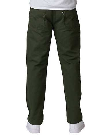 LEVIS MENS Dark Green Clothing / Jeans 35x32