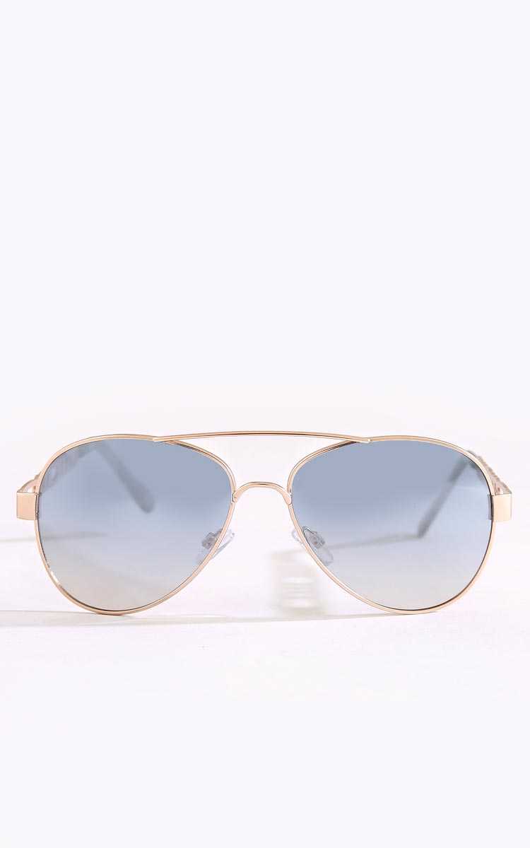 Take Off Metal Aviators - N/S - Gold by Styles For Less