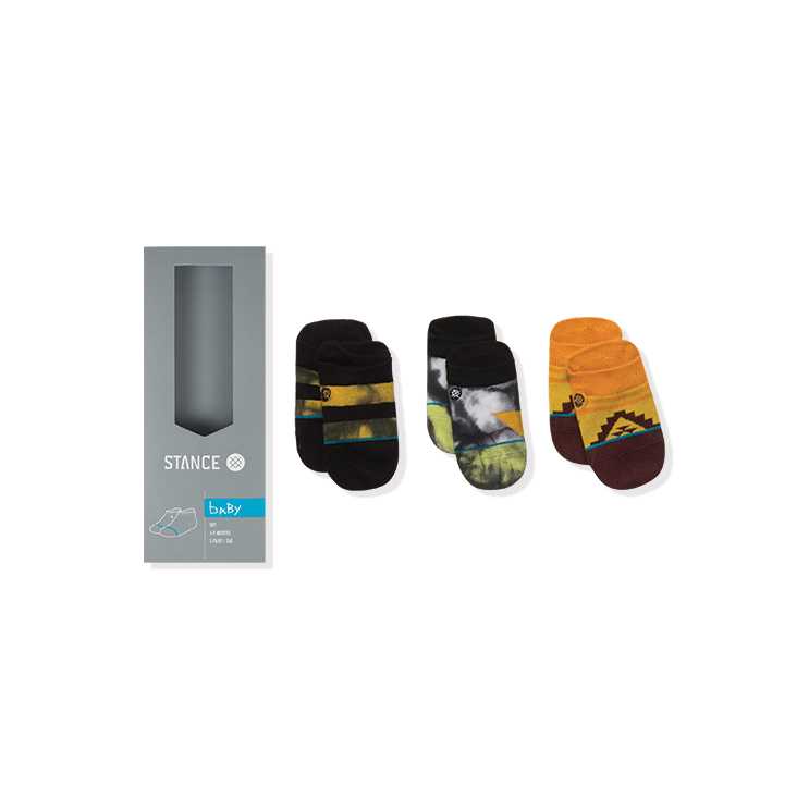 Stance Orange Pop (3-6 MO) baby boys Socks