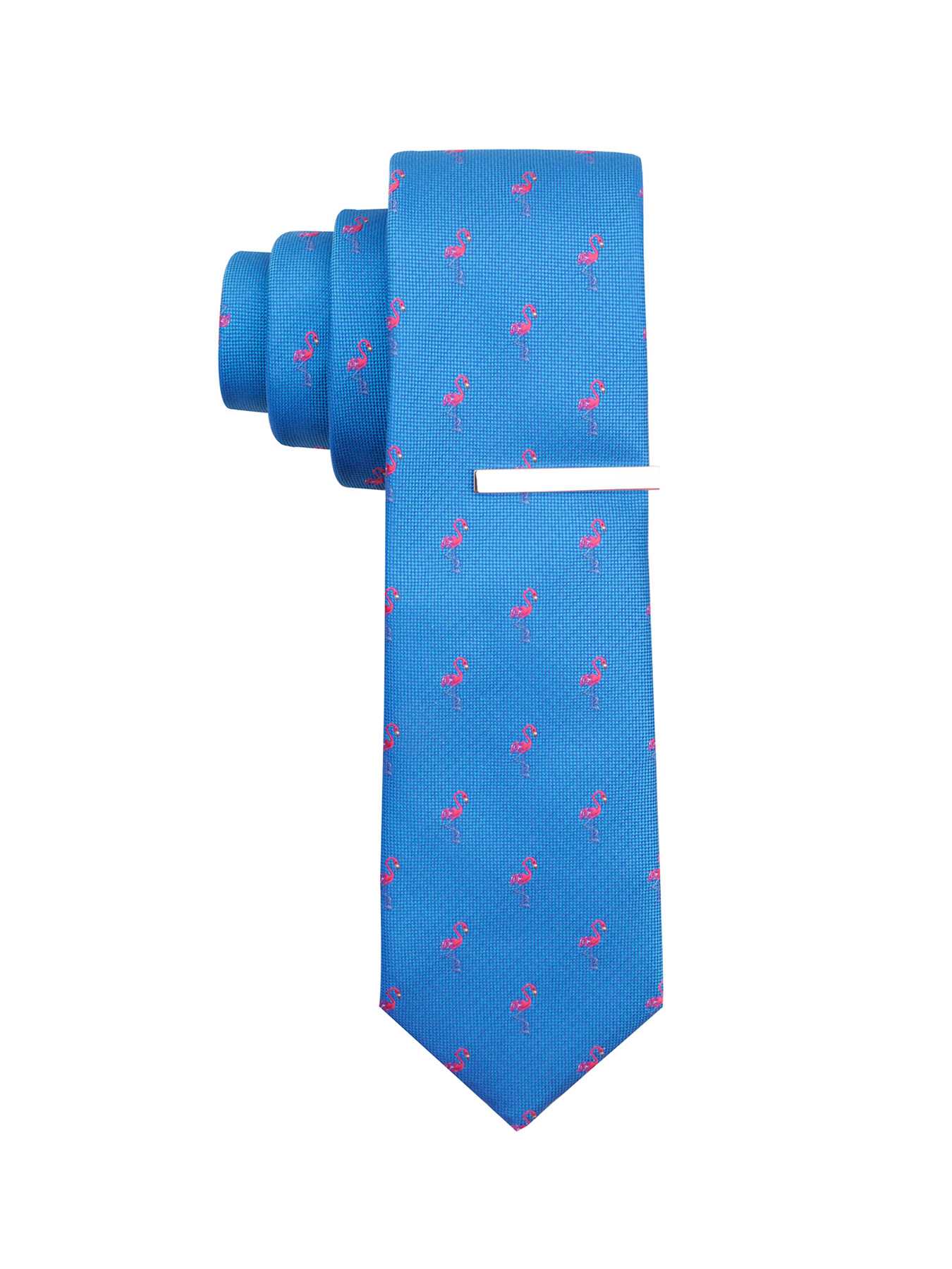 Perry Ellis Flamingo Print Tie