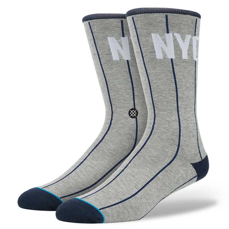 Stance Ny Pinstripe GRY L/XL ANTHEM Socks