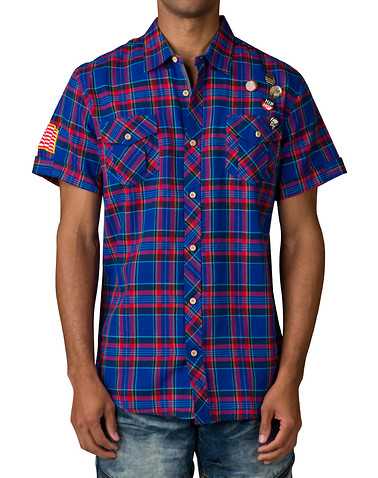 A.K.O.O. MENS Blue Clothing / Button Down Shirts L