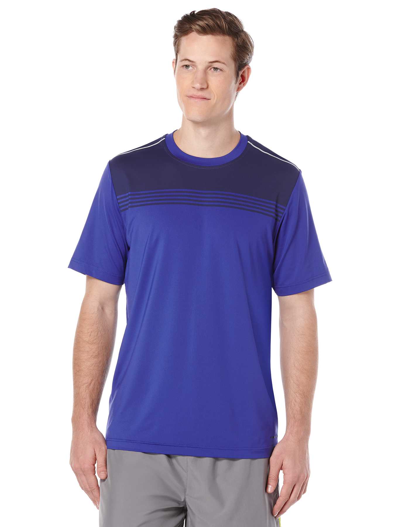 Perry Ellis Short Sleeve Solid Colorblock Shirt
