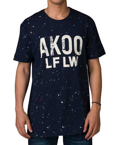 A.K.O.O. MENS Navy Clothing / Tops XXL