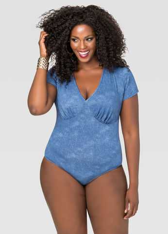 Denim Bodysuit
