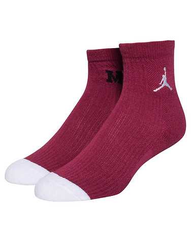 JORDAN MENS Burgundy Accessories / Socks M