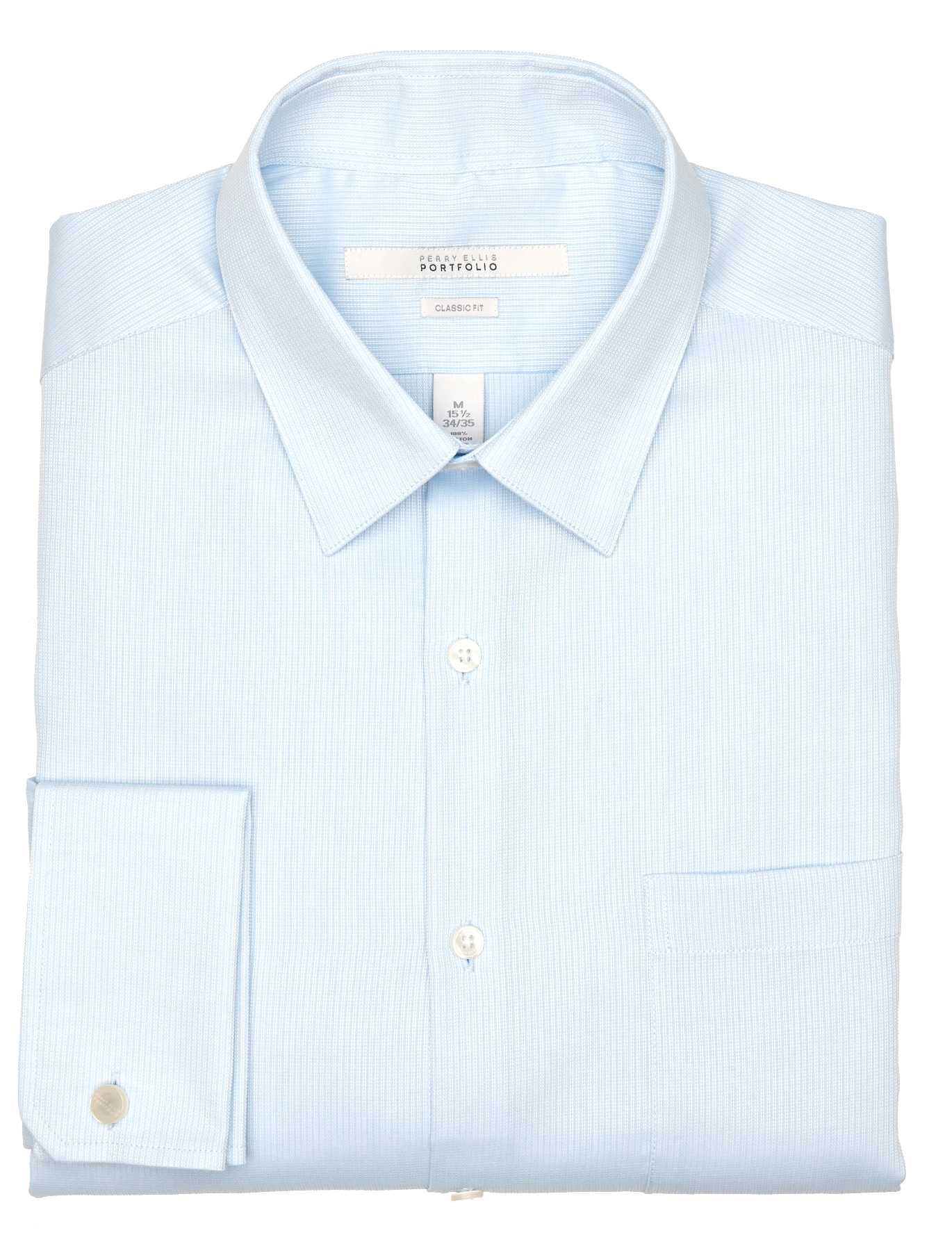 Perry Ellis Classic Fit Beaded Stripe Portfolio Dress Shirt