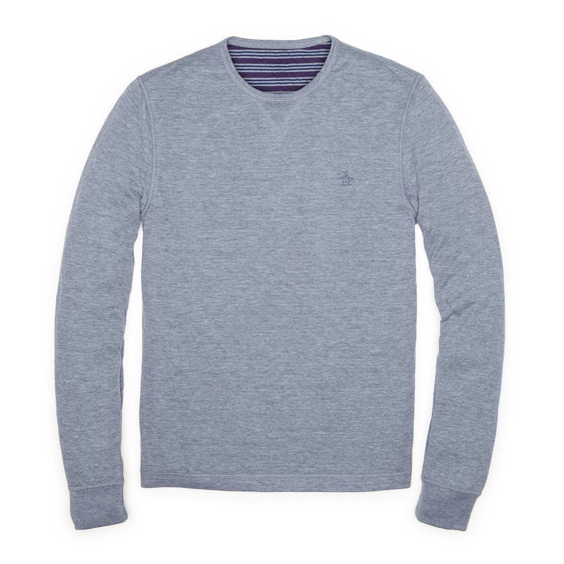 Original Penguin LONG SLEEVE REVERSIBLE TEE