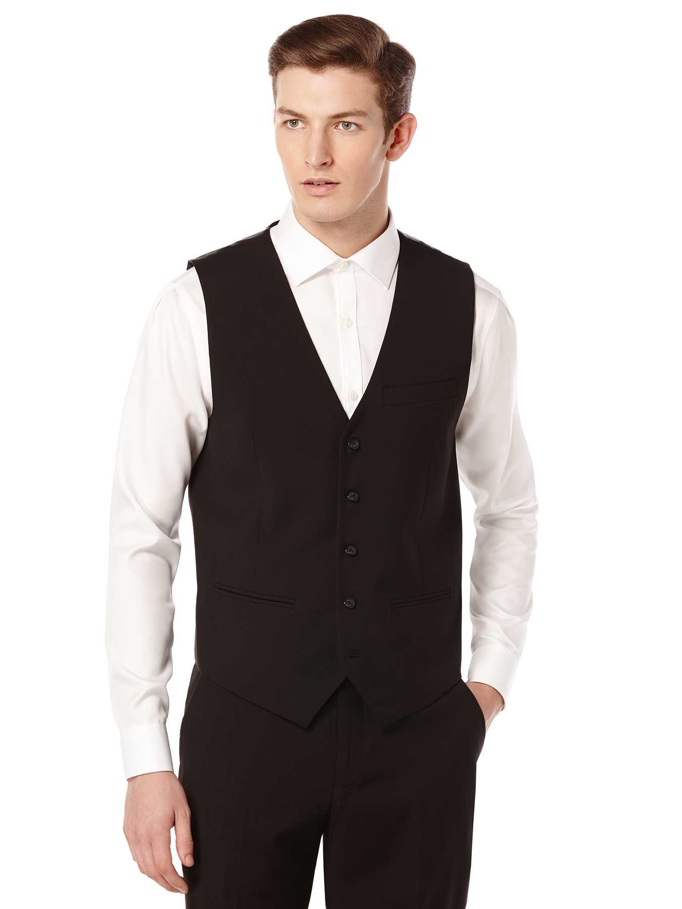 Perry Ellis Solid Suit Vest