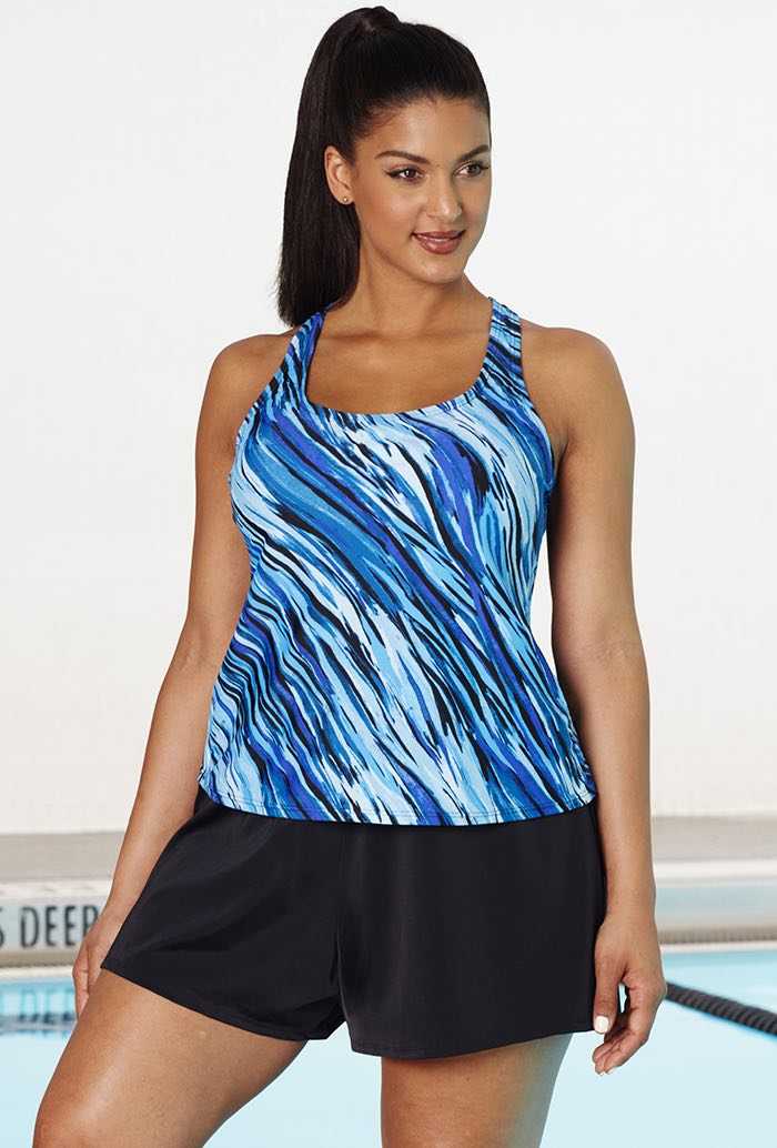Chlorine Resistant Whirlpool Racerback Nylon Shortini