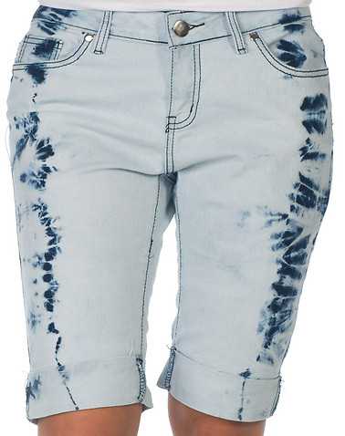 ESSENTIALS WOMENS Blue Clothing / Denim Shorts 5