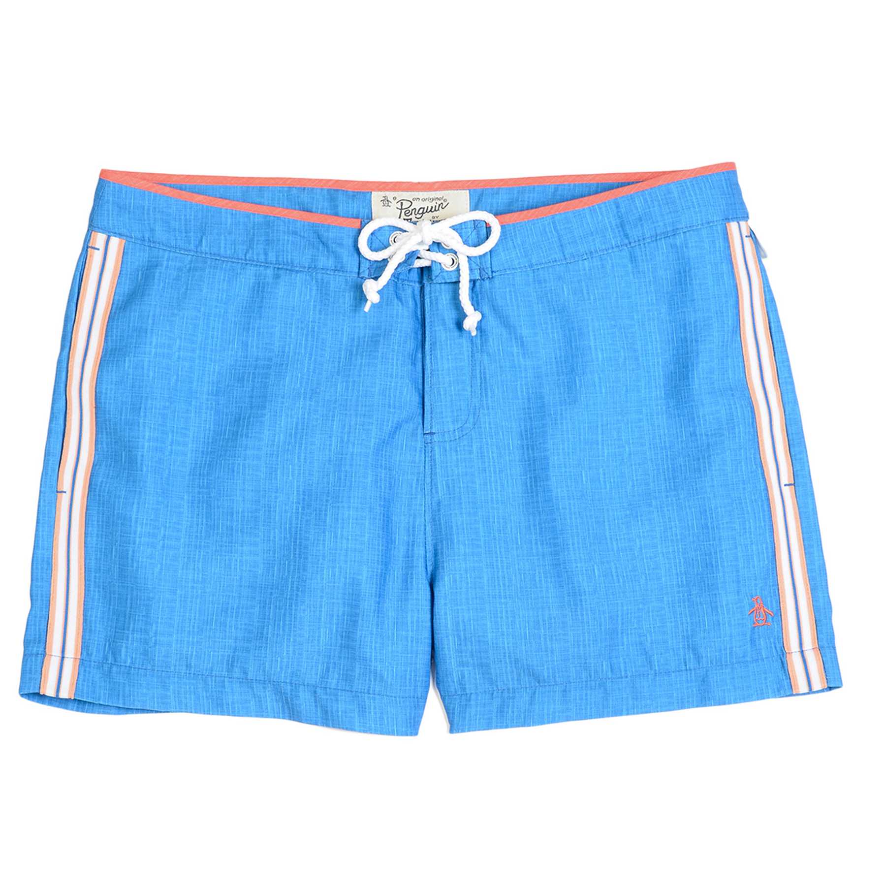 Original Penguin ATHLETIC STRIPED BOX SWIM TRUNK