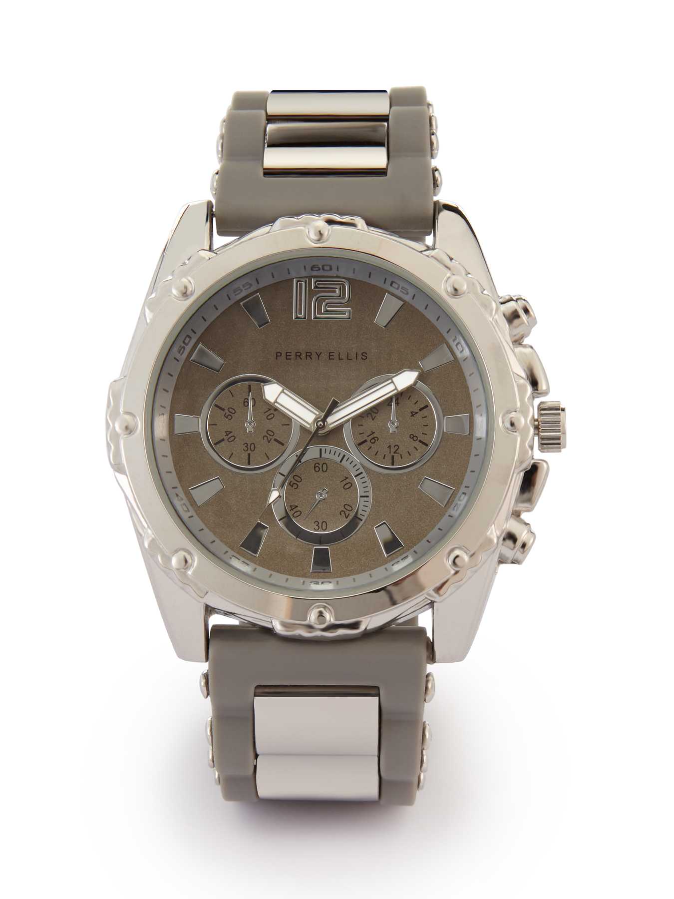 Perry Ellis Silicone Bullet Band Watch