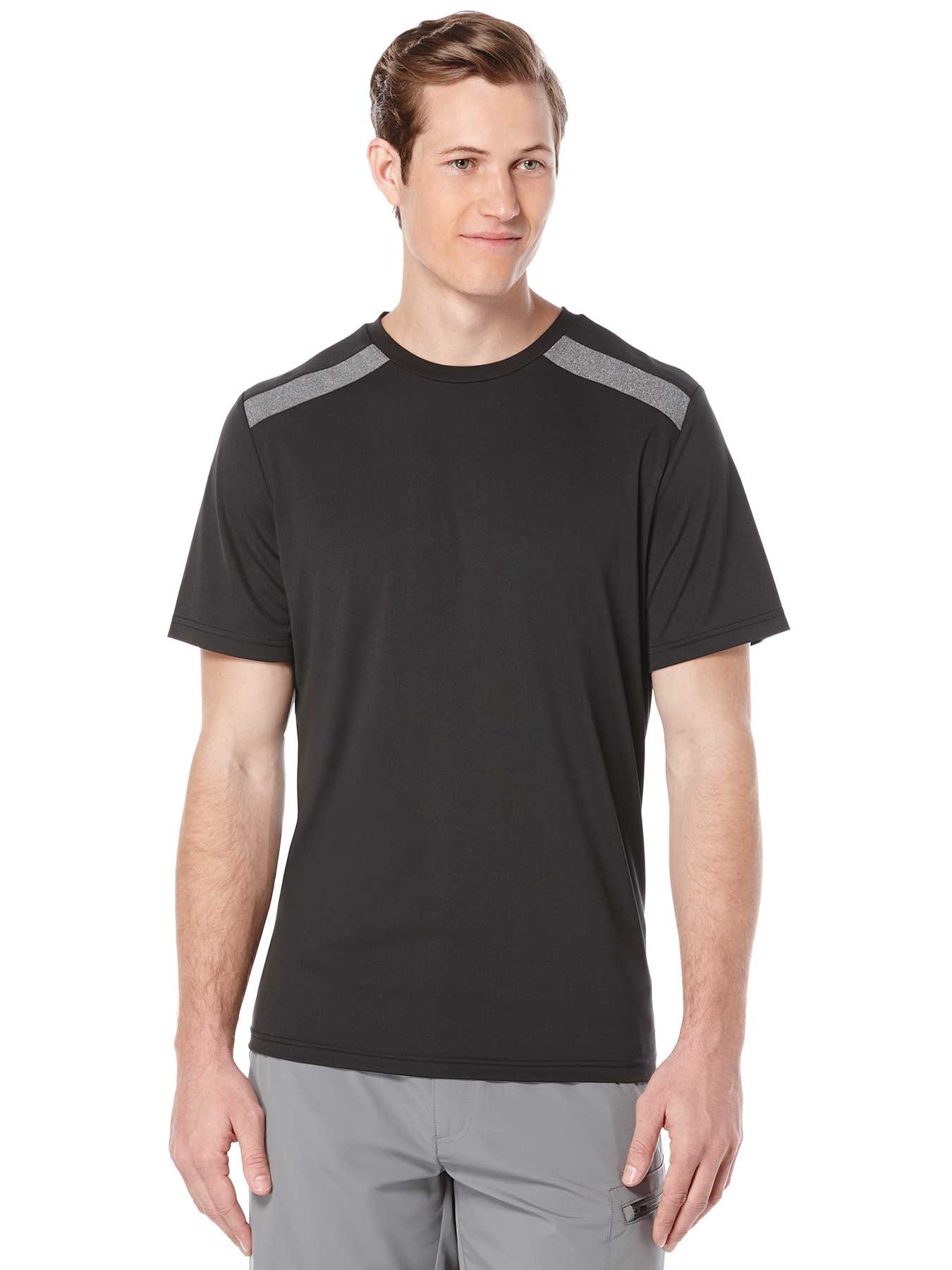Perry Ellis Short Sleeve Solid Colorblock Shirt
