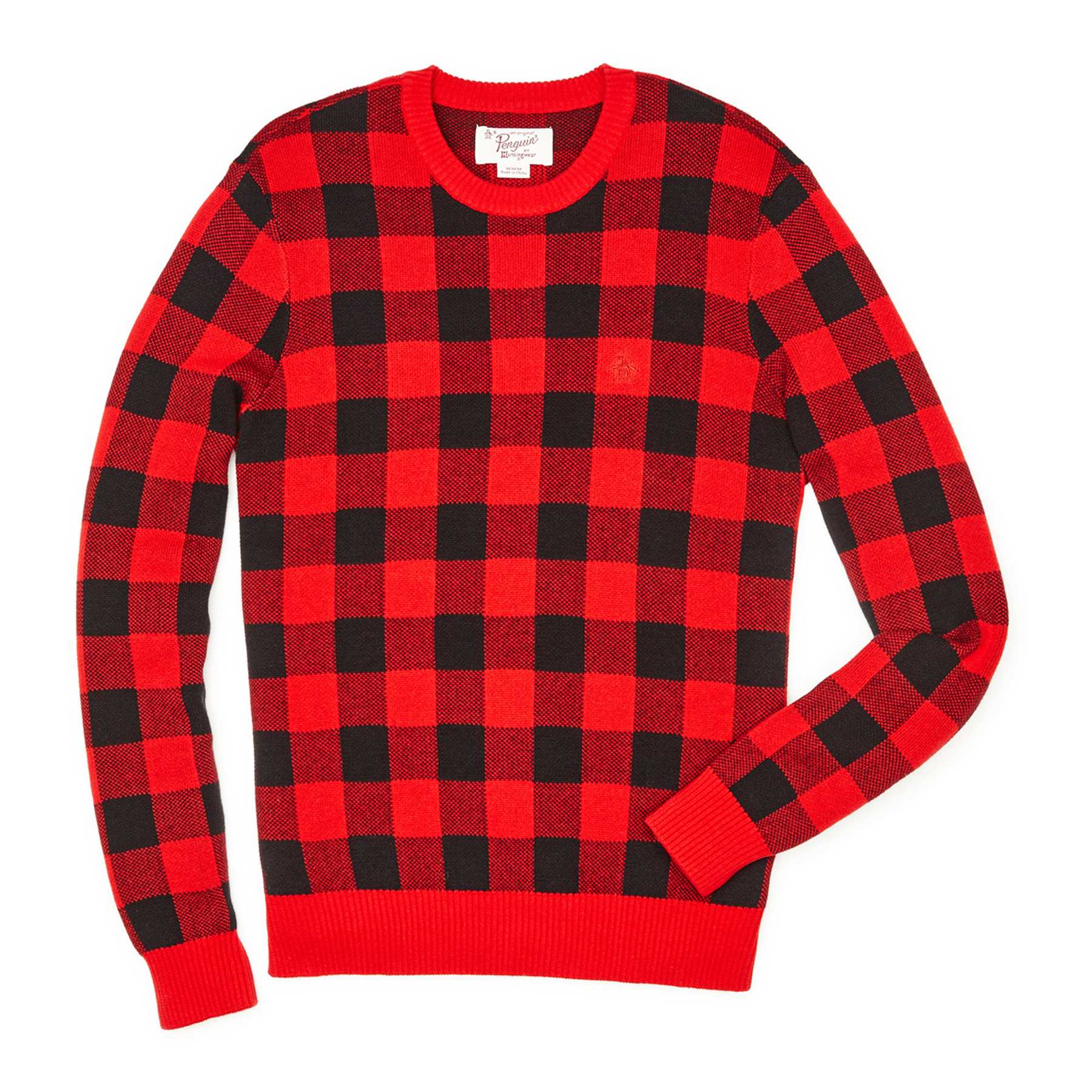 Original Penguin BUFFALO PLAID SWEATER