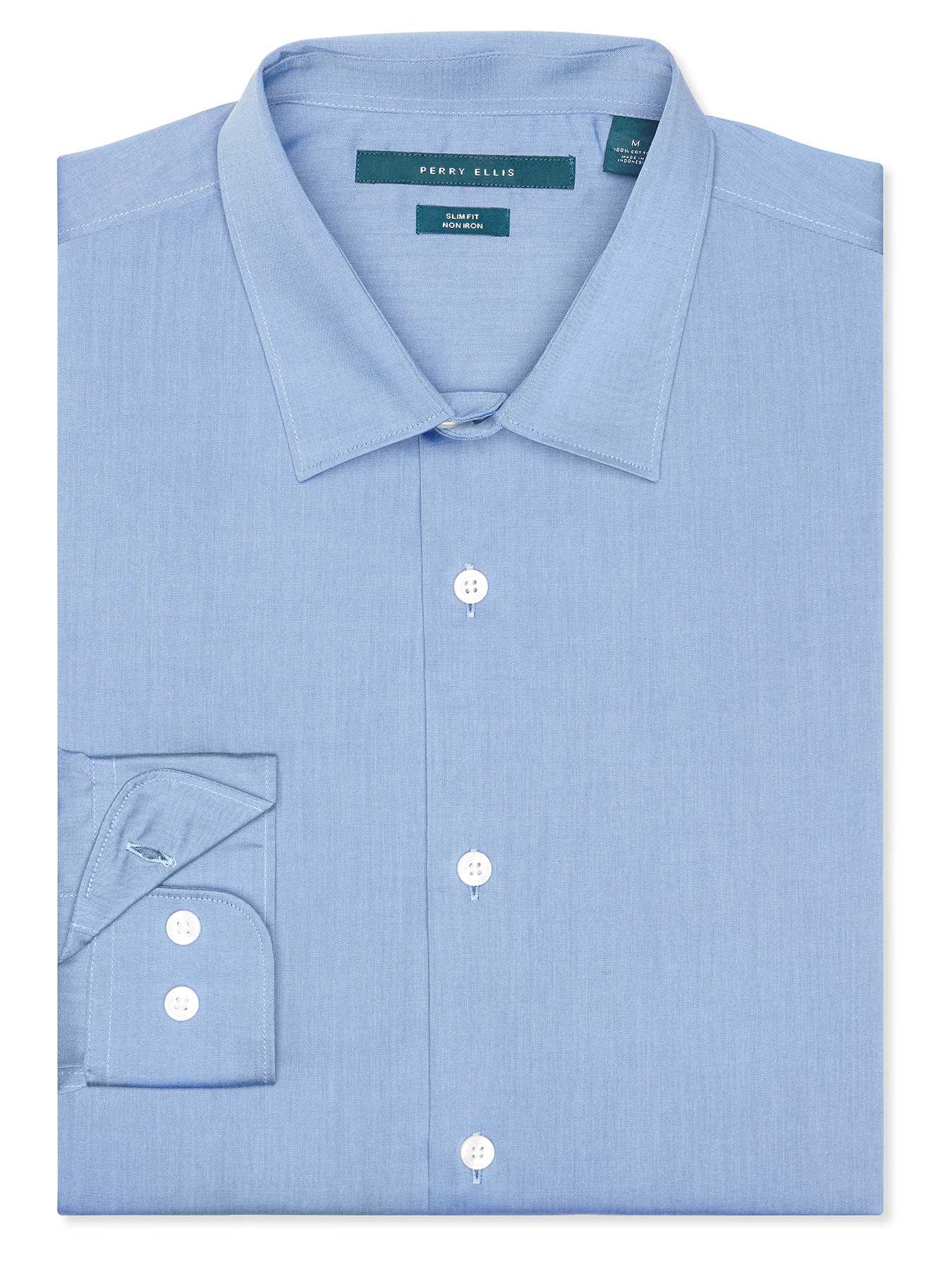 Perry Ellis Non-Iron Slim Fit Essential Shirt