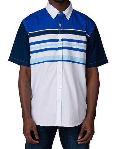 DECIBEL MENS Blue Clothing / Button Down Shirts