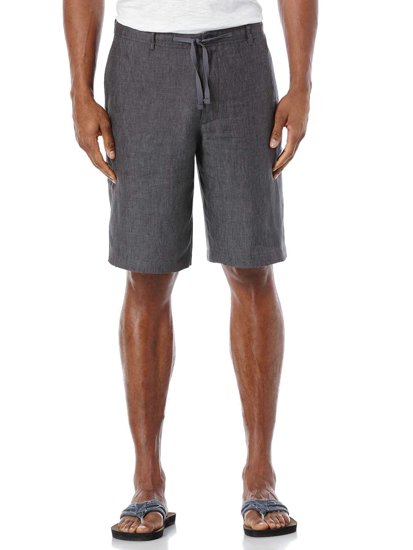Perry Ellis Linen Washed Drawstring Short
