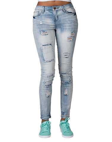 ESSENTIALS WOMENS Blue Clothing / Jeans