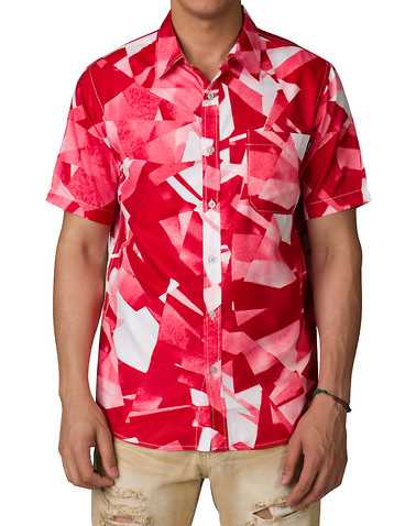DIAMOND SUPPLY COMPANYENS Red Clothing / Button Down Shirts