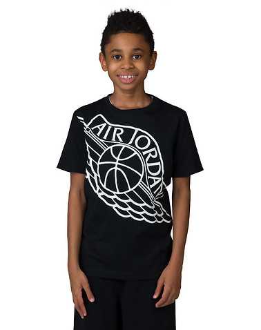 JORDAN BOYS Black Clothing / Short Sleeve T-Shirts M