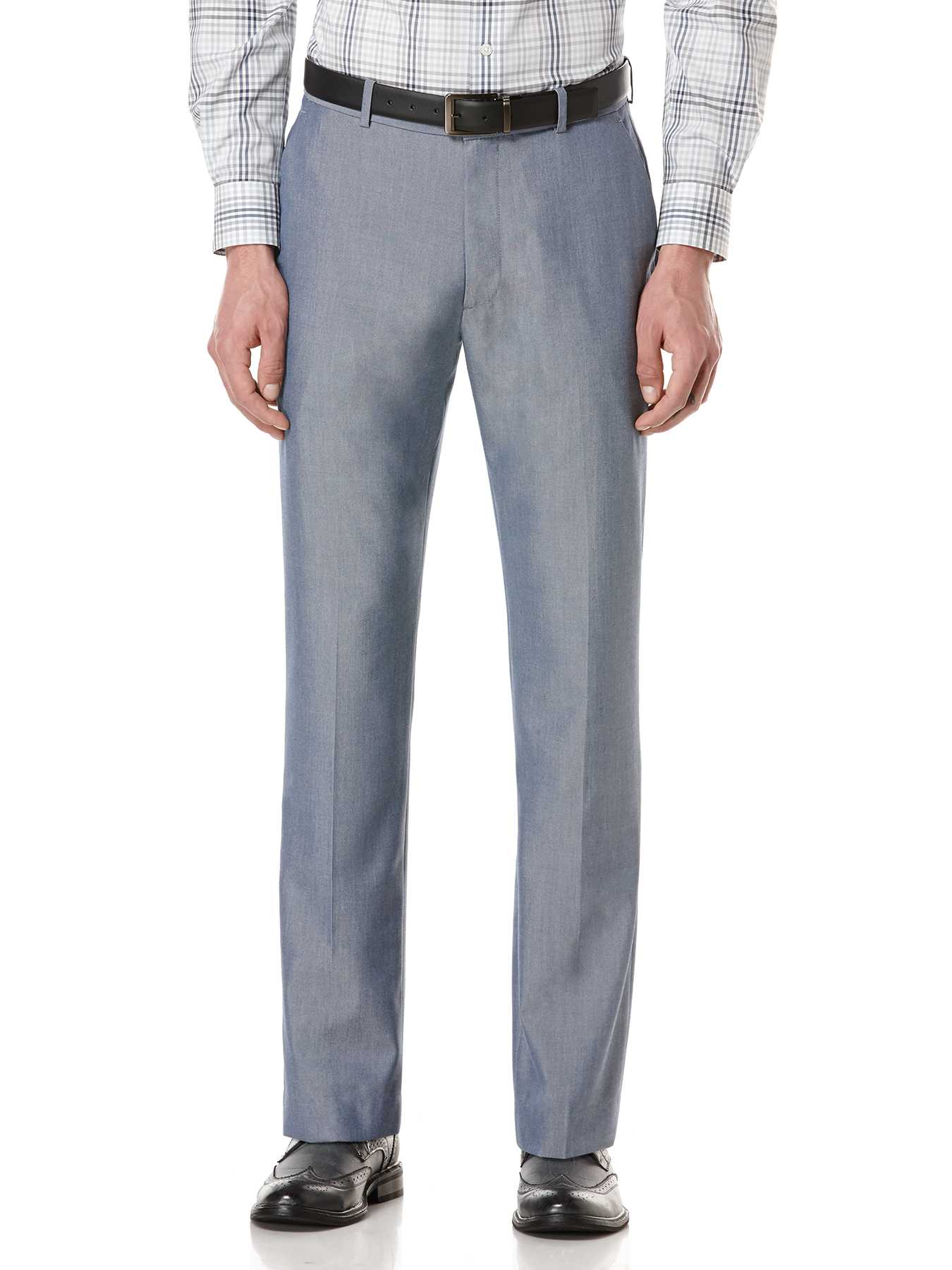 Perry Ellis Slim Fit Sharkskin Suit Pant