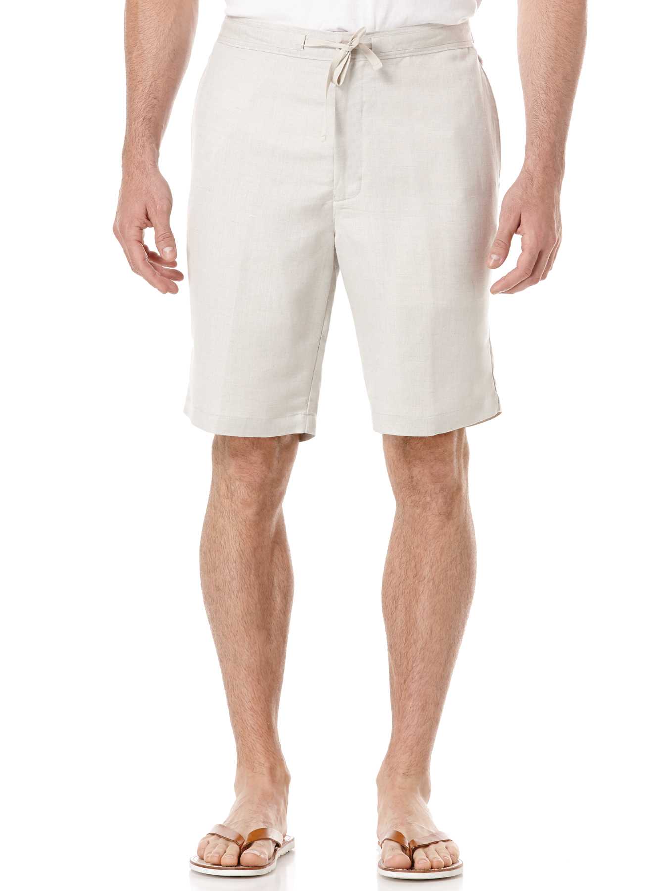Cubavera Big & Tall Drawstring Linen Short With Elastic Back