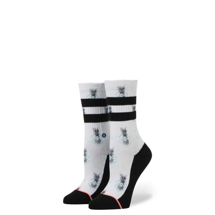 Stance Polka Pinapple Girls WHT L girls Socks
