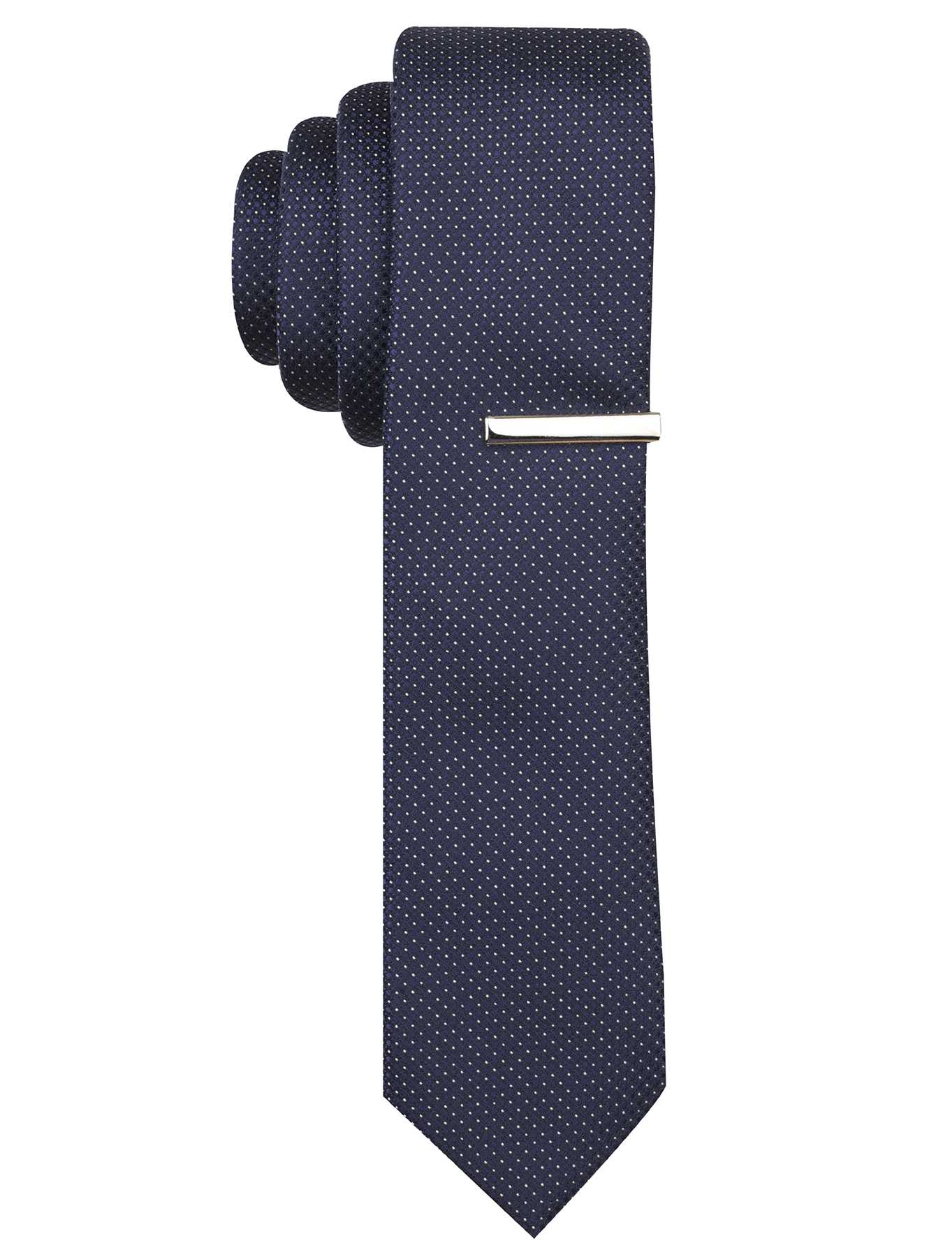Perry Ellis Pinch Solid Very Slim Tie
