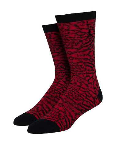 JORDAN MENS Red Accessories / Socks L