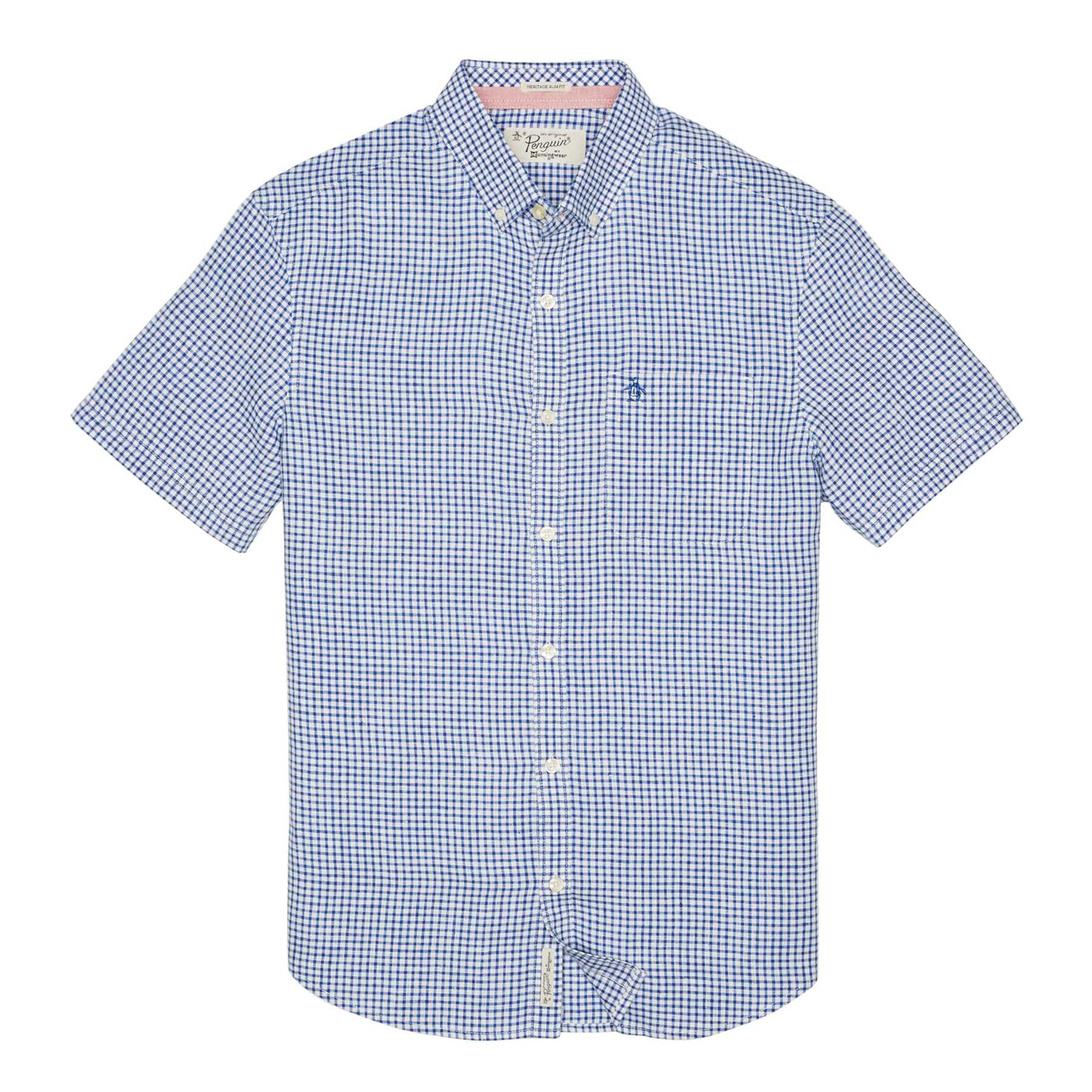 Original Penguin LINEN GINGHAM SHIRT