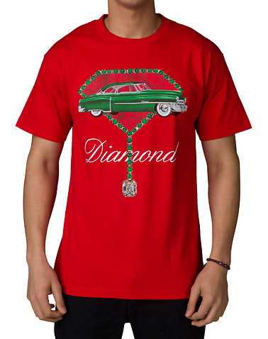 DIAMOND SUPPLY COMPANY MENS Red Clothing / Tops