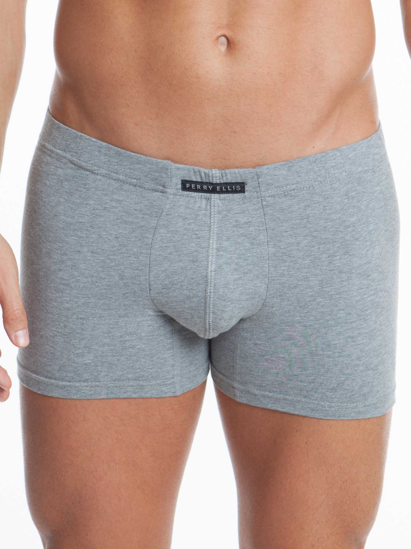 Perry Ellis 3 Pack Cotton Stretch Solid Boxer Brief