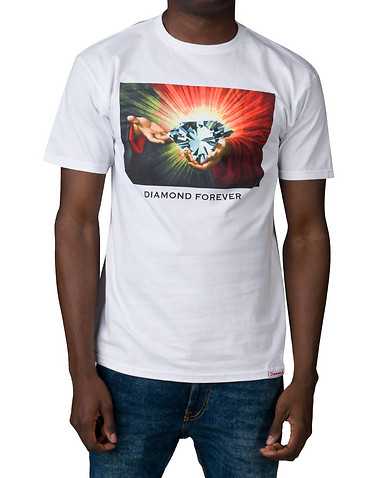 DIAMOND SUPPLY COMPANY MENS White Clothing / Tops