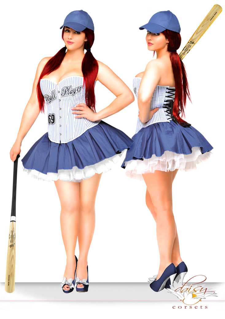 3 PC Sexy Ball Player Costume