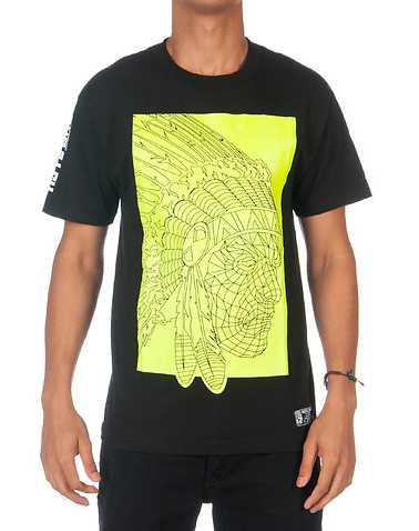 HUSTLE GANG MENS Black Clothing / Tops S