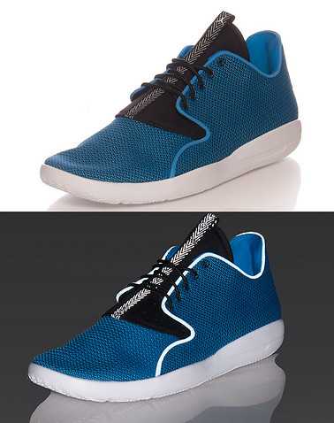 JORDAN MENS Blue Footwear / Sneakers 10