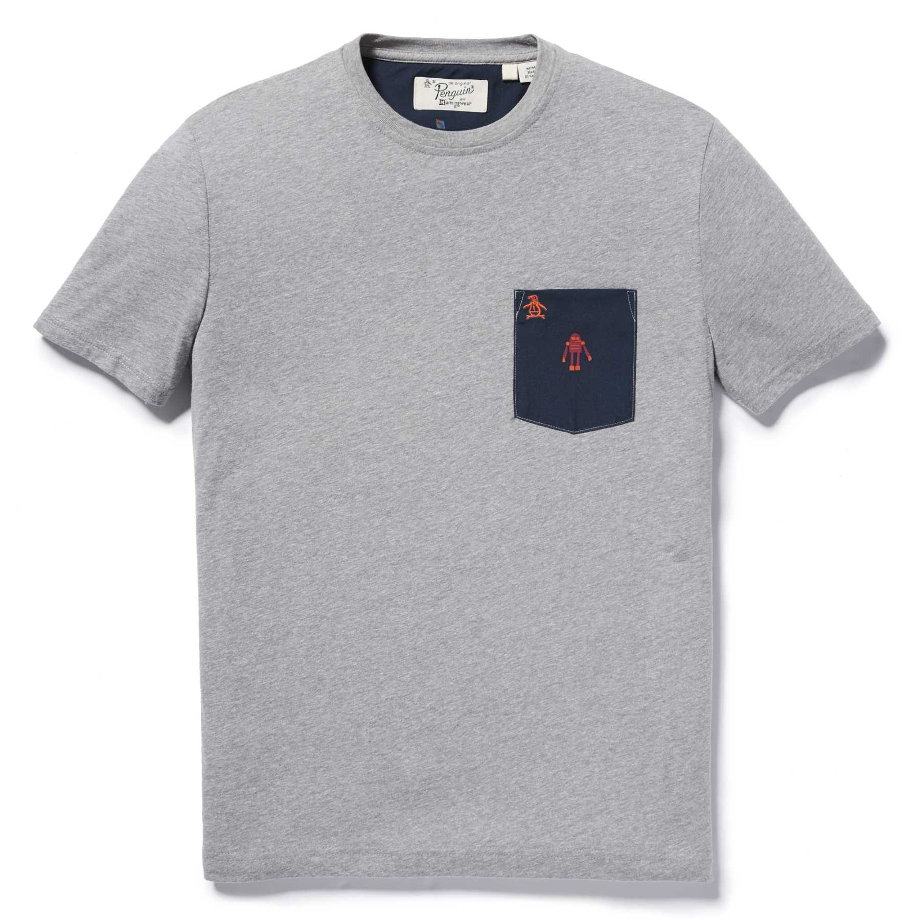 Original Penguin ROBOT PRINT POCKET TEE