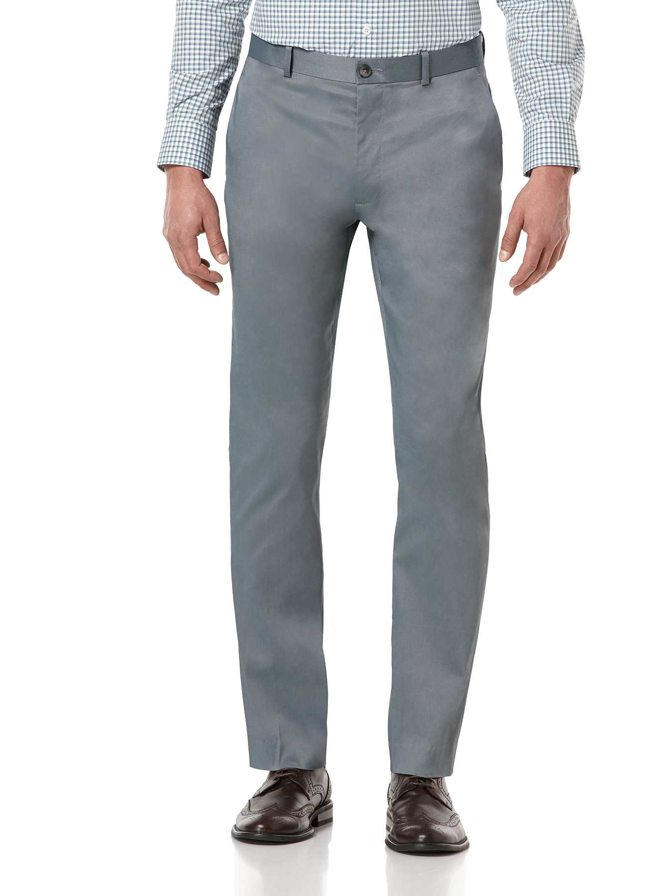 Perry Ellis Slim Fit Solid Twill Pant