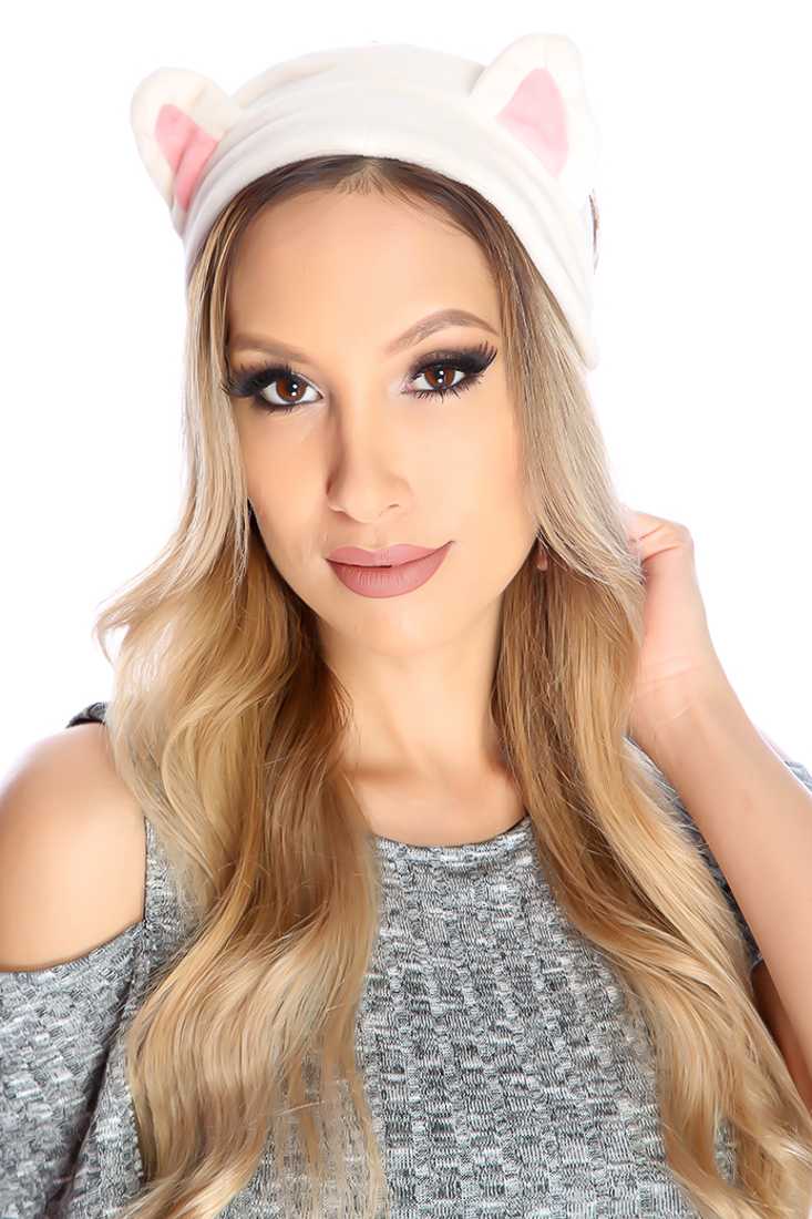 Ivory Animal Ears Headband