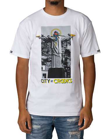 CROOKS AND CASTLES MENS White Clothing / Tops L