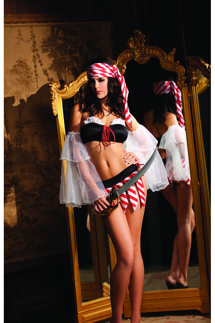 5 Pc. Spicy Pirate Bedroom Costume
