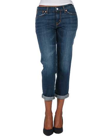 LEVIS WOMENS Dark Blue Clothing / Jeans 27