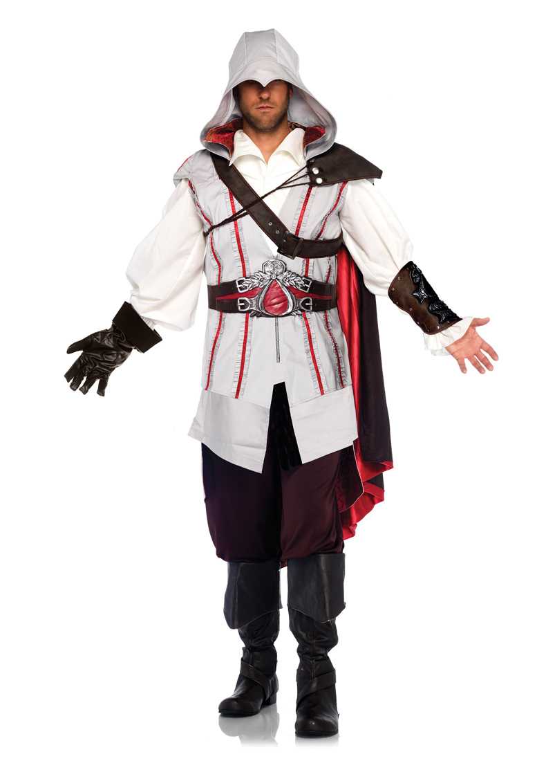 6 PC Ezio Licensed Assassin's Creed III Hasbro Costume