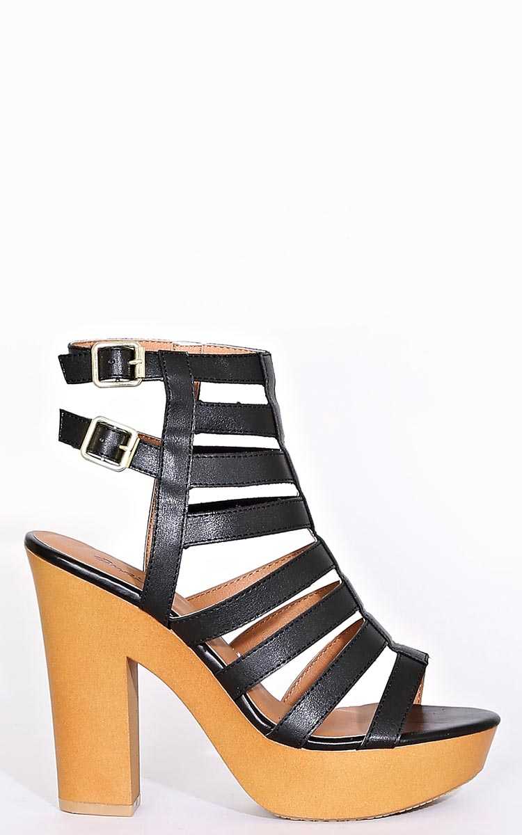 QUPID Caught Up Heels - Black in Size by Styles For Less