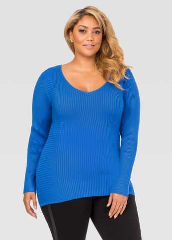 Ribbed Fitted Sweater