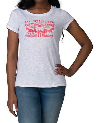 LEVIS WOMENS White Clothing / Tops