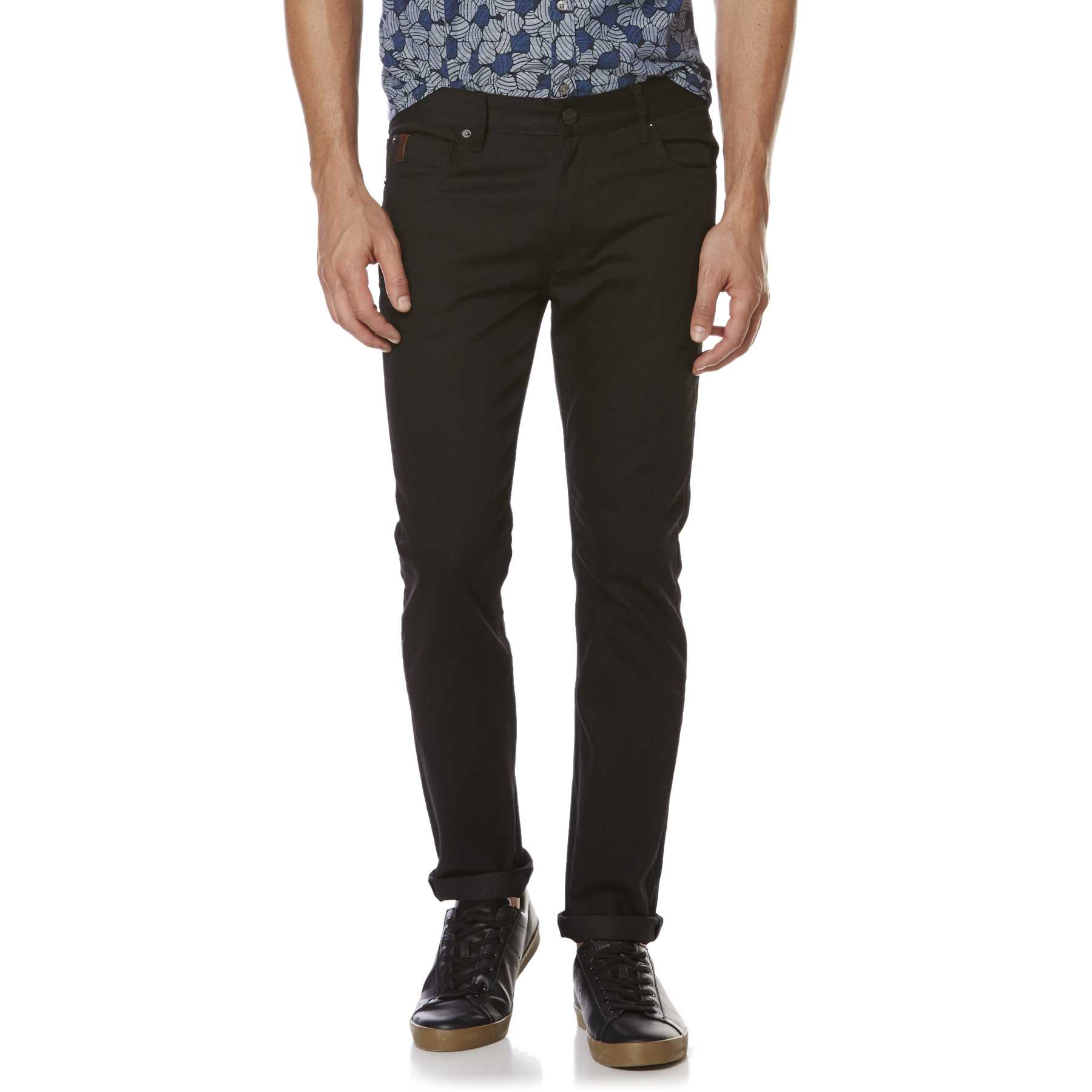 Original Penguin P55 BLACK OVERDYED SLIM DENIM