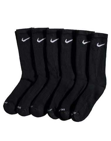 NIKE MENS Black Accessories / Socks One Size