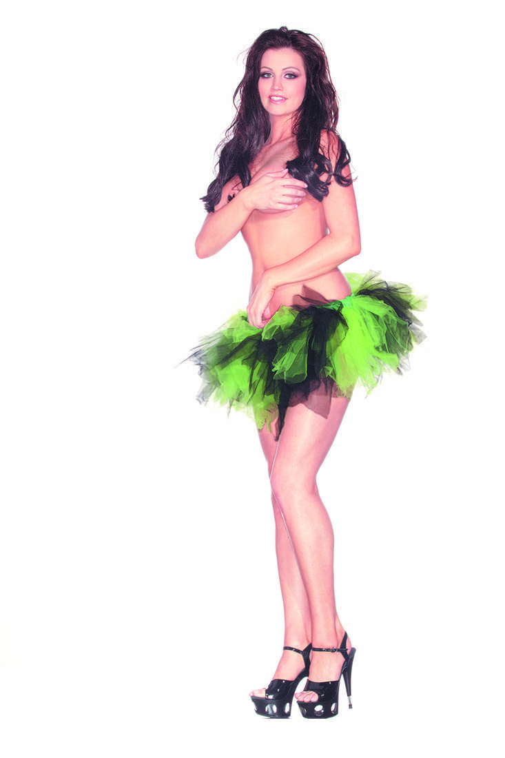 Green Black Fairy Rave Petti Tutu